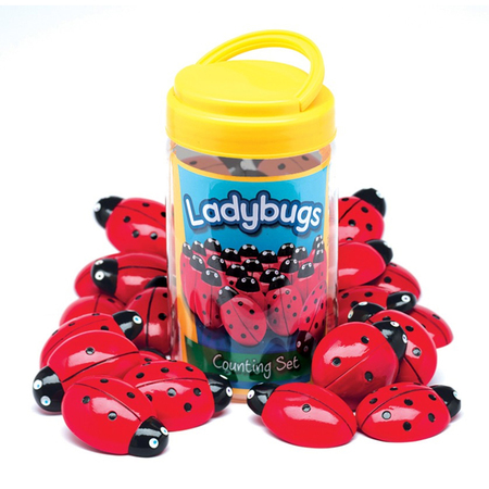 YELLOW DOOR Yellow Door Ladybugs Counting Set, 22 Pieces YUS1027